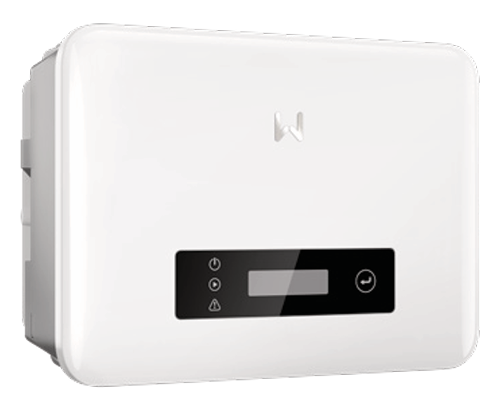 Inverter monofase 3kW on grid, 1 MPPT, IP65.Sezionatore DC, antenna Wi-Fi&Lan. Funzione immissione zero potenza in rete. AFCI e scaricatori DC inclusi. 10 anni di garanzia. CEI 0-21 - GW-3000-XS-30
